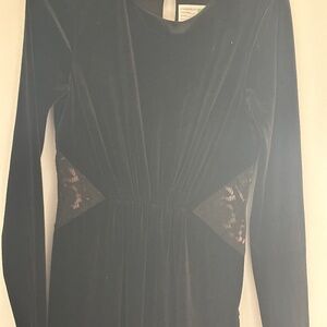 Rachel Zoe sz 2 velvet long dress maxi style nwt